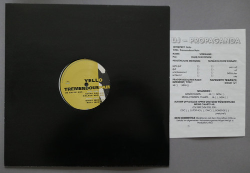 Yello tremendous pain in - yello,