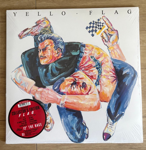 Yello flag the race - flag,